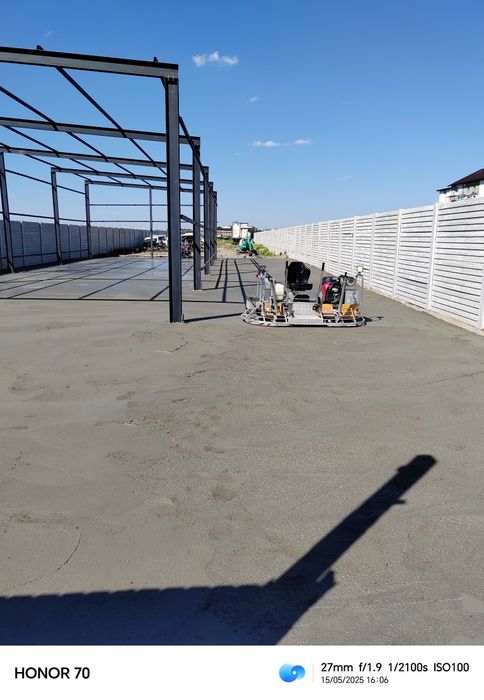 Turnare platforme Beton elicopterizat cu Quartz,șlefuire beton