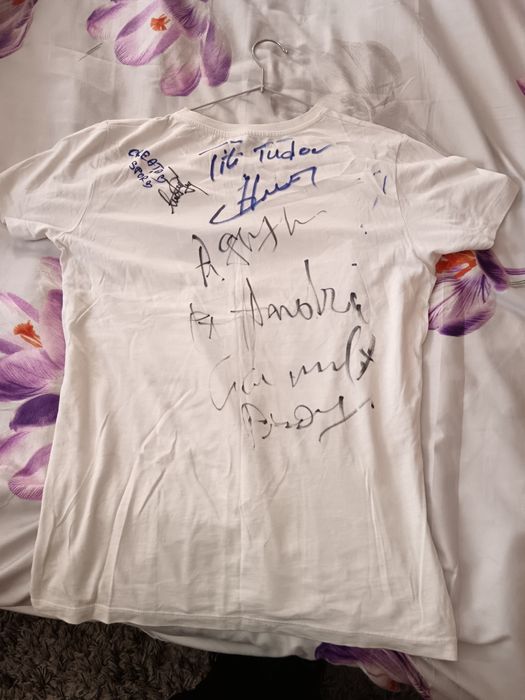 Tricou semnat de Titi Tudor(Prosop) Negociabil