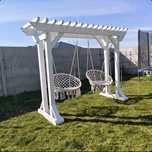 Leagan pergola din lemn