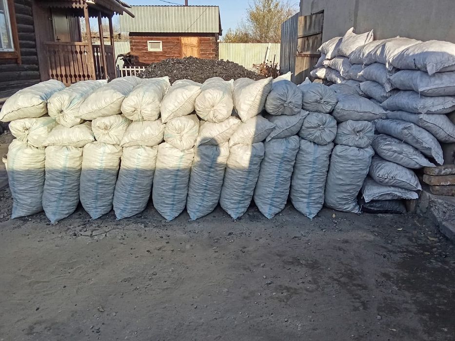 Уголь Каражыра в мешках