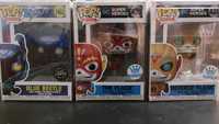 RARE DC Funko pops - blue beetle, flash , reverse flash