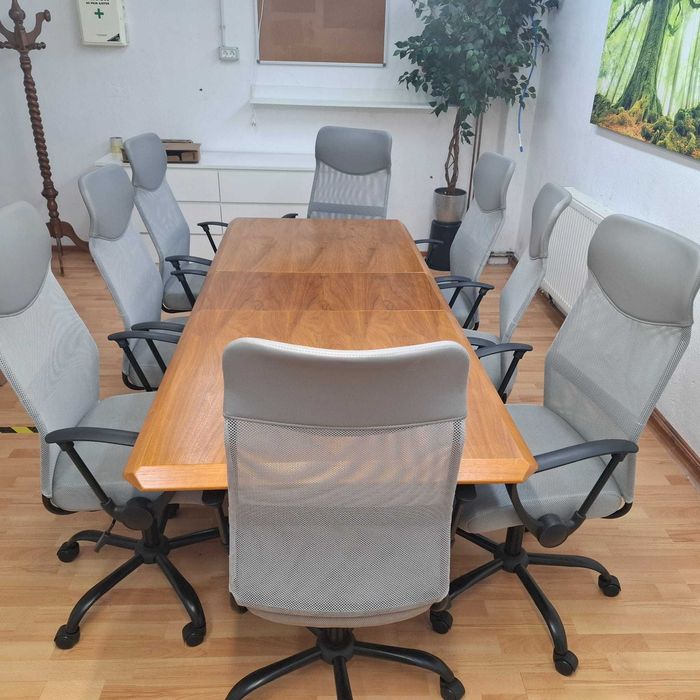 Masa extensibila ARAGON + 8 Scaune Birou