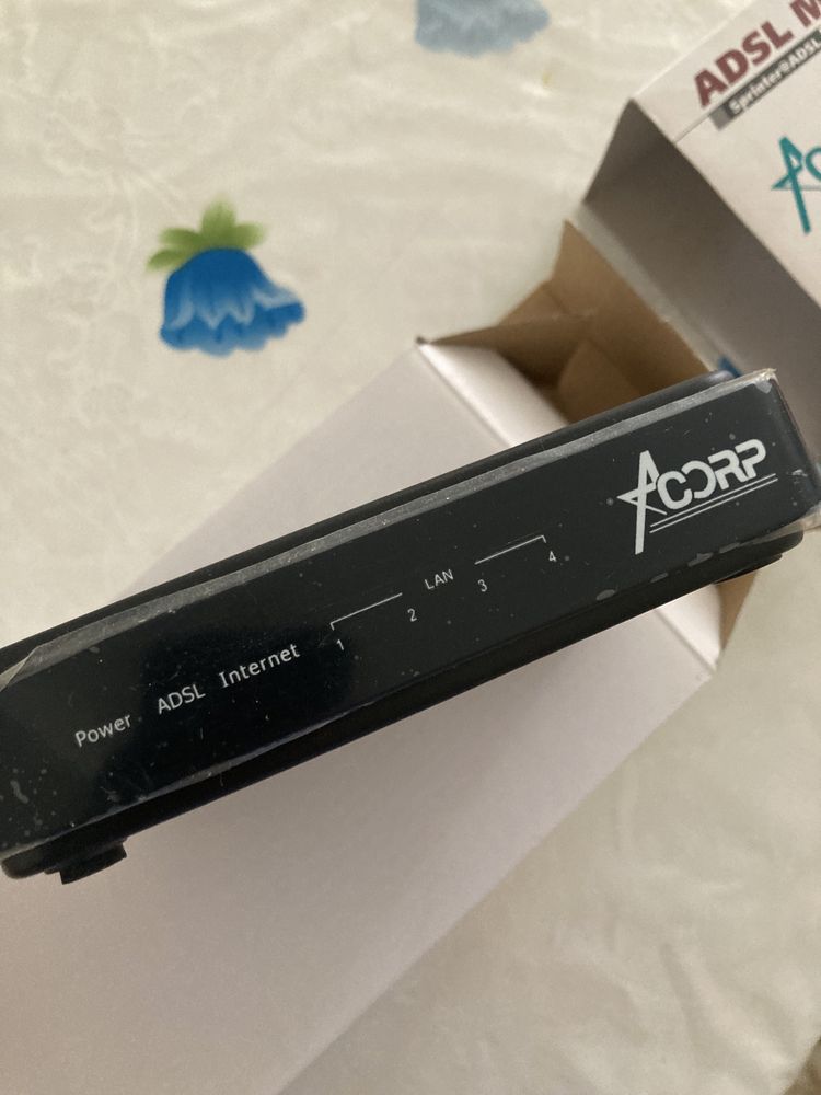 Adsl роутер модем проводной