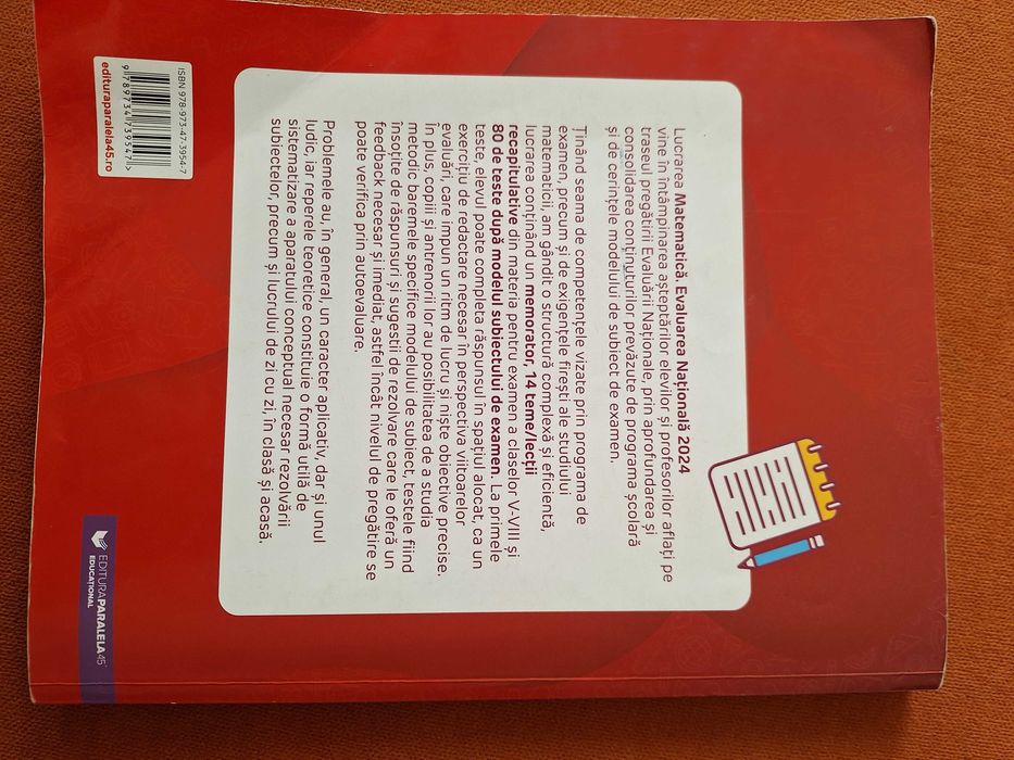 Matematica. Evaluarea Nationala 2023. Clasa a VIII-a, Gheorghe Iurea