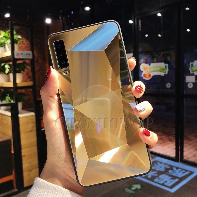 Husa oglindă Glass Samsung A7 2018