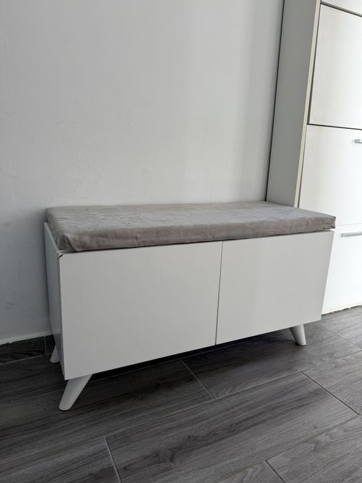 Mobilier Hol Pantofar + Cuier + Băncuță + Dulap rafturi