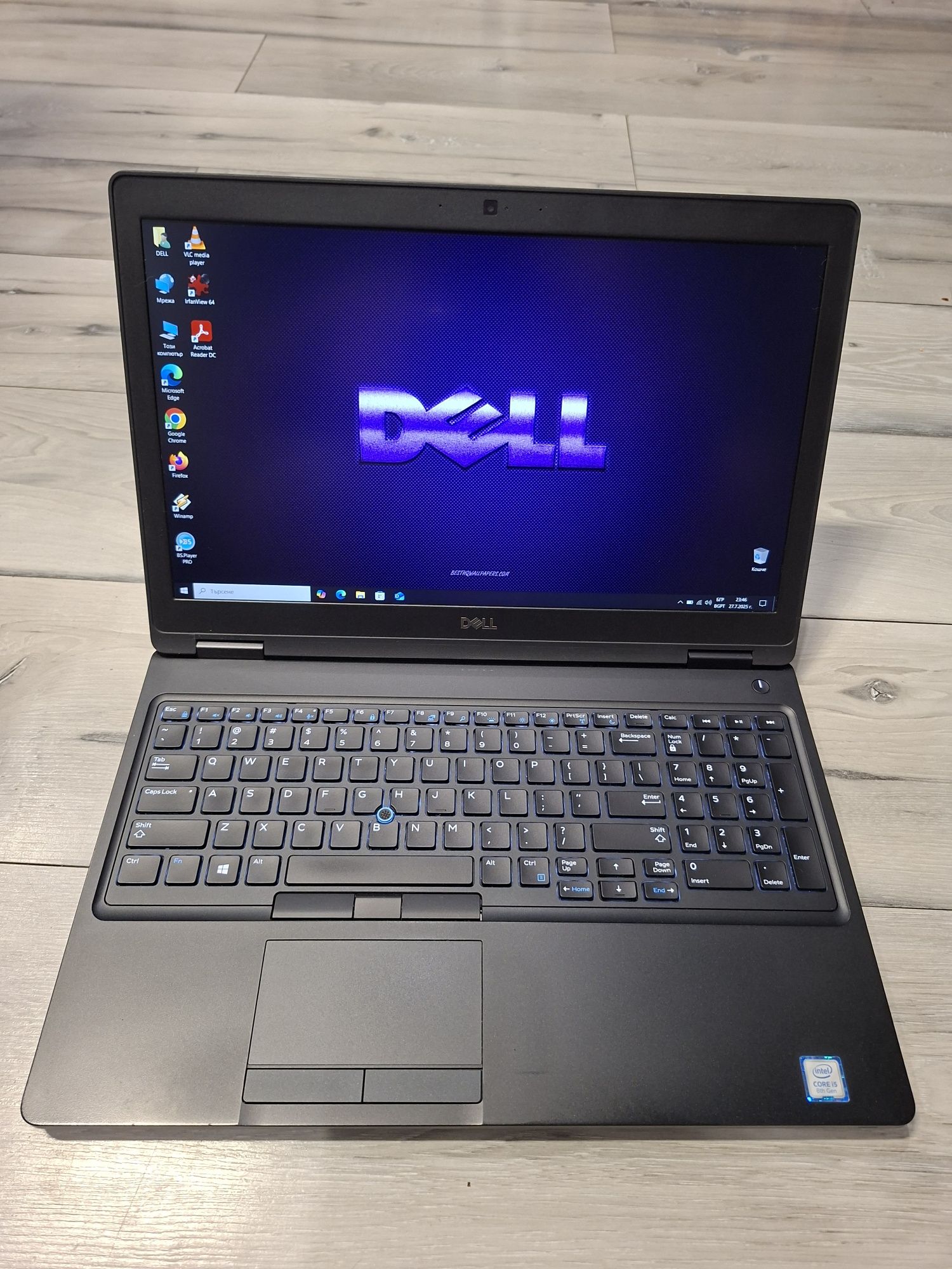 Dell Latitude 5590-i5 8250u/8гб/256гб м.2/Подсветка