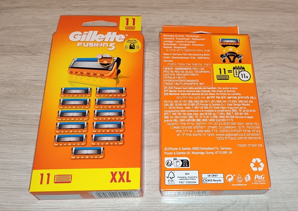 Gillette Fusion 5 (Set 11 rezerve)