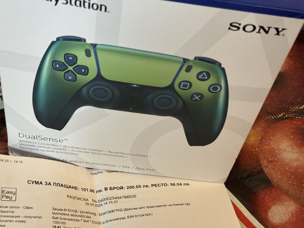 КАТО НОВ Sony JOYSTICK Гаранция до 2027 г. Chroma Green