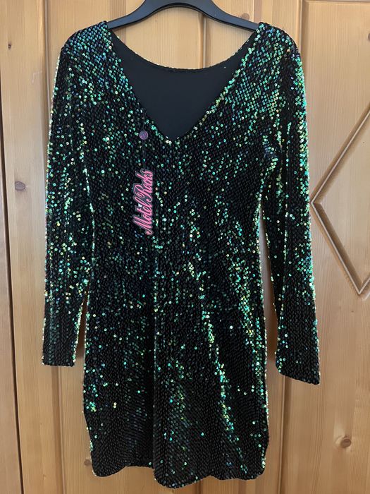 Rochie de ocazie cu maneca lunga