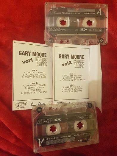 Gary Moore-Blues Alive - vol. 1+2 set de 2 casete nou album