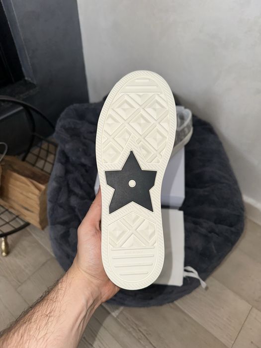 DIOR Walk’N’DIOR Oblique Embroidered Cotton Stone Gray