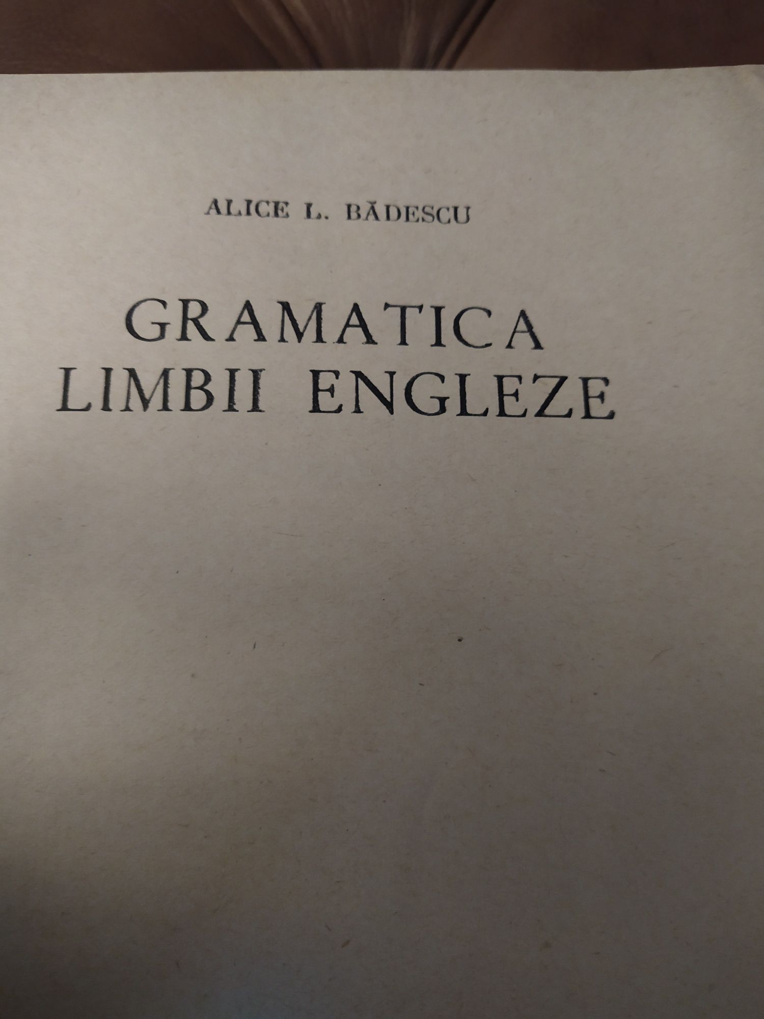 Gramatica limbii engleze