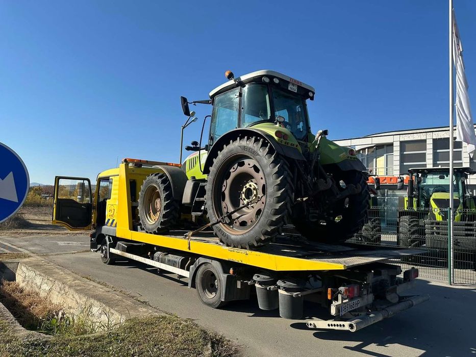 Транспорт и пътна помощ за коли мотокари, багери, вишки, трактори