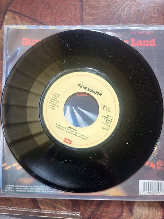 Iron Maiden-Stranger in a strange land-сингъл 1986гл