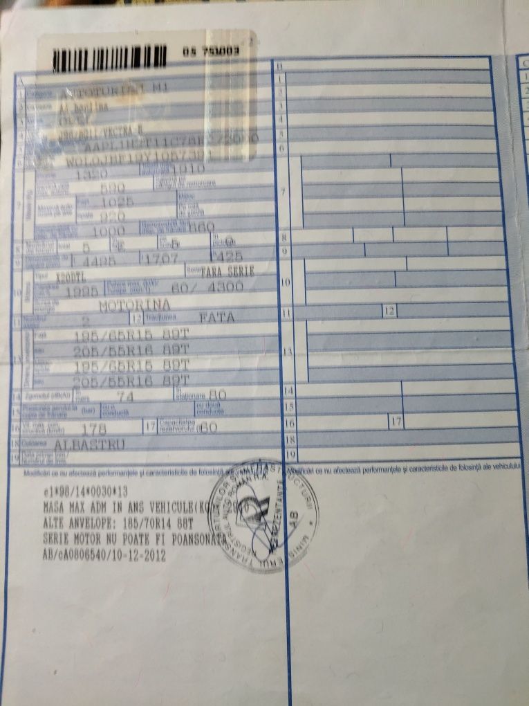 Opel Vectra B diesel