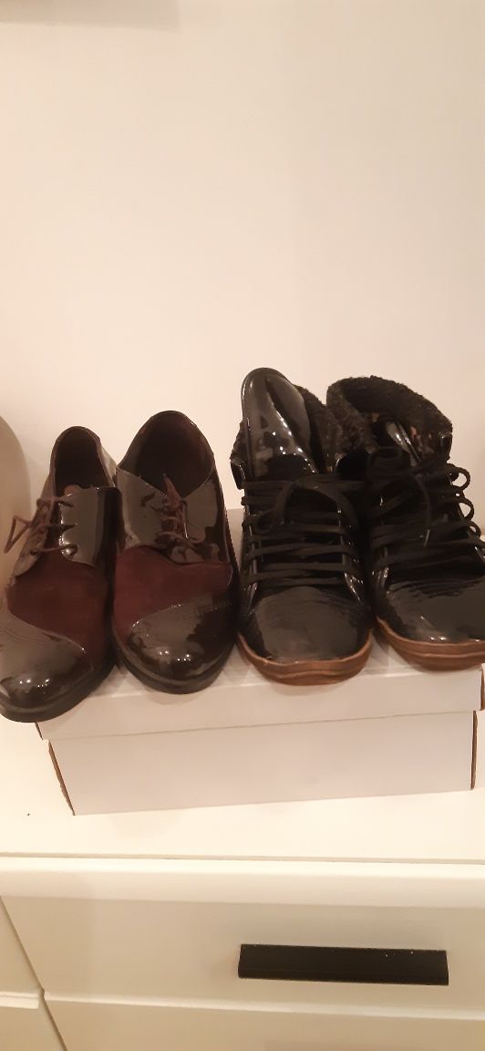 Нови обувки тип Оксфорд,Vera Gomma, RIEKER и други маркови обувки