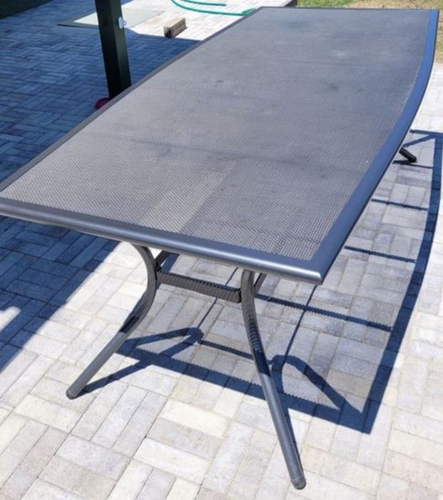 Masa de aluminiu și oțel Larvik 100x200 cm