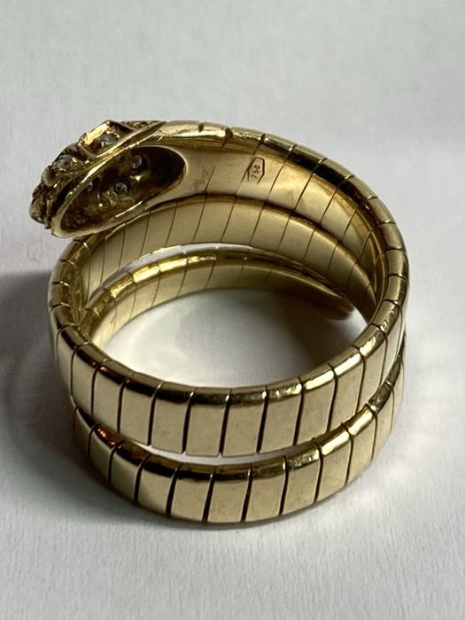 Inel aur 18kt.cu diamante