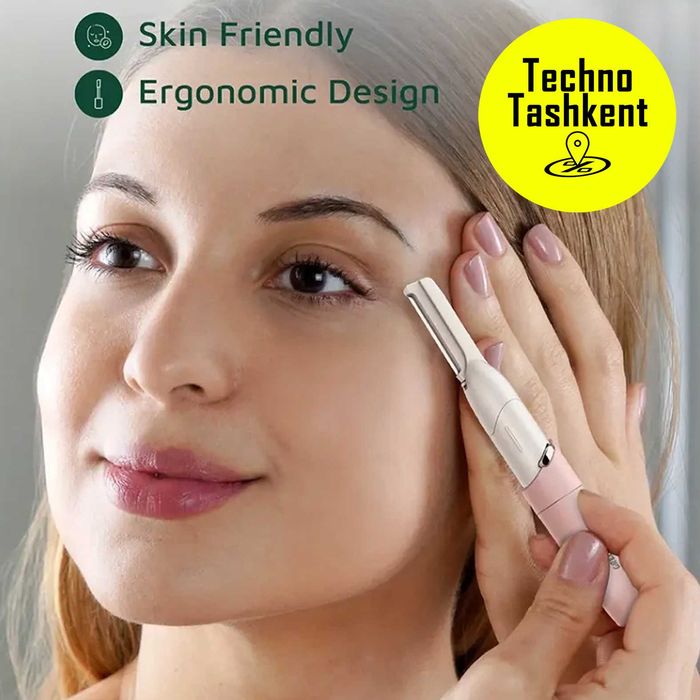 Триммер для бровей Green Lion Eyerbrow Hair Trimmer, розовый