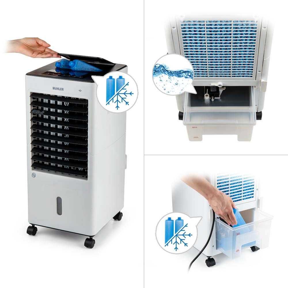 Мобилен охладител и отоплител Muhler MC-6066H, 2000W, LED.