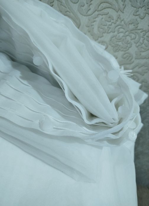 Новые шторы с тюльем.Занавески в стиле хай-тек.