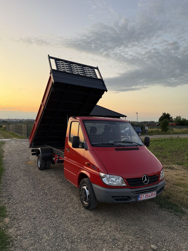 Mercedes Sprinter 413 basculabil pe 3 parti bena lunga 4.40 LT46 416