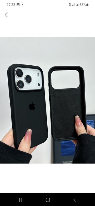 Iphone uchun Selikon chexol