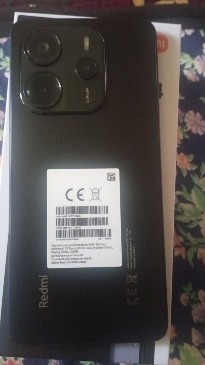 Redmi note 14 qora