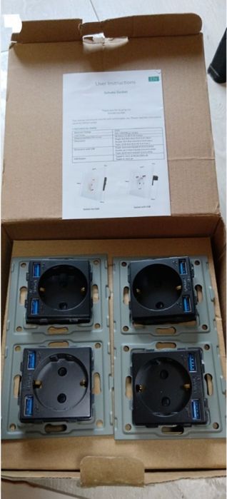 Set 2 prize duble cu usb cu rame din sticla