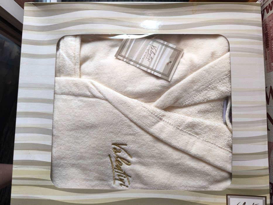 Халат за баня с качулка VALENTINI BIANCO