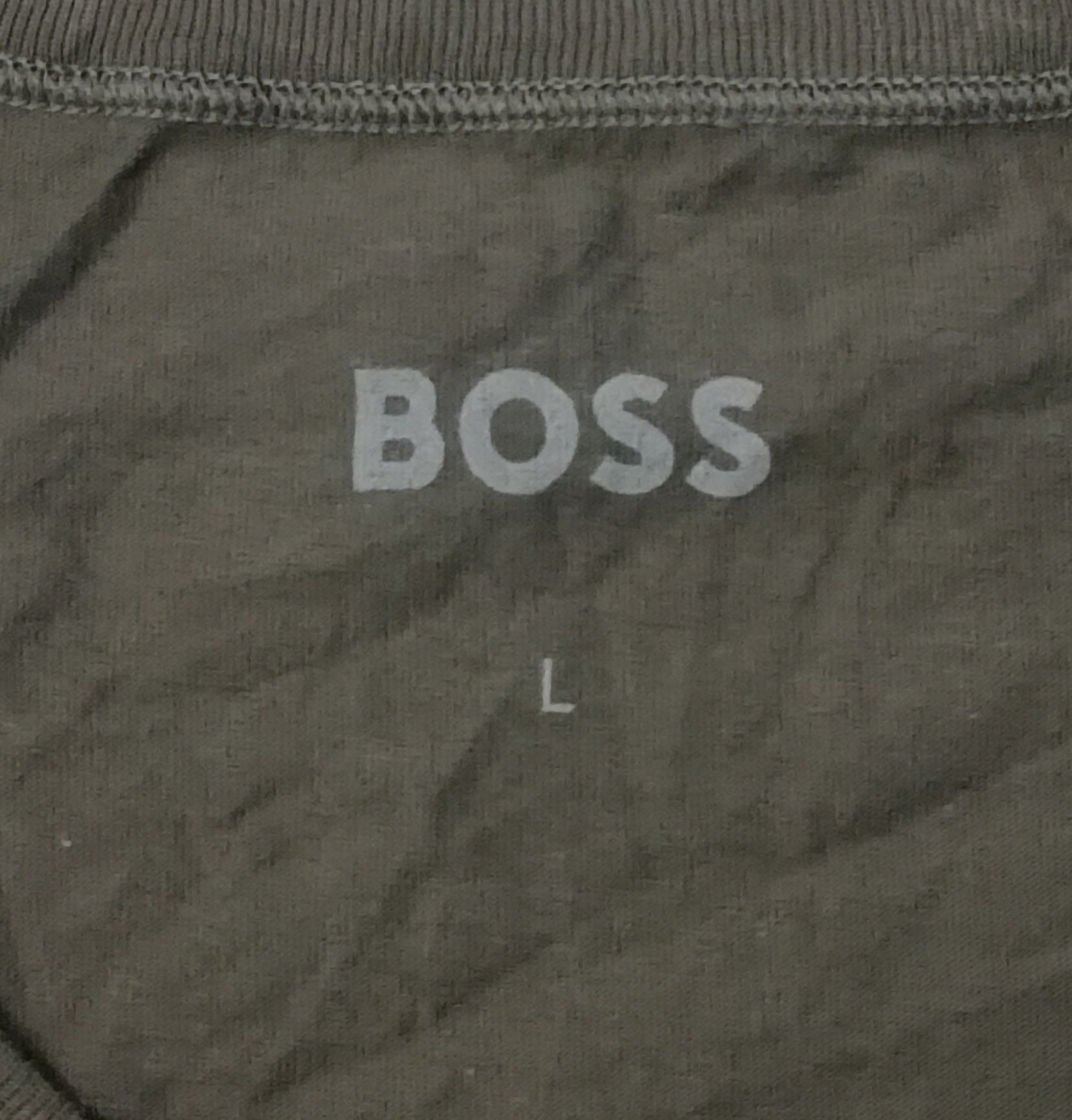 Hugo Boss T-Shirt оригинална тениска L Бос памучна фланелка
