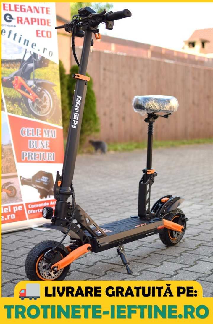 Trotineta de TOP Ieftina! OffRoad cu SCAUN! G2 PRO ORIGINALA NOUA 55km