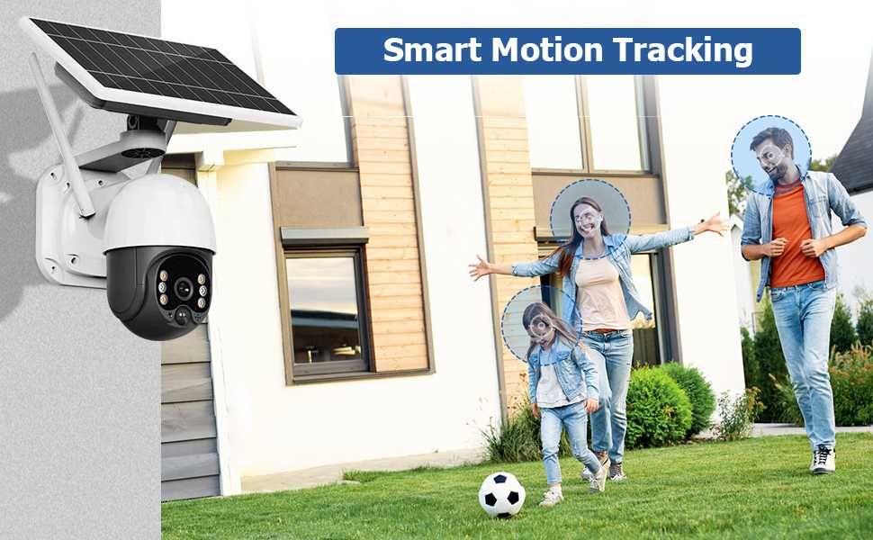 Camera de supraveghere cu panou solar Wi-Fi  PTZ cu acumulatori ICSEE