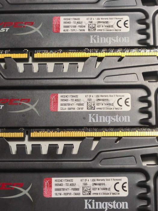 Kingston HX324C11T3K4/32 8gb DDR3 2400MHz