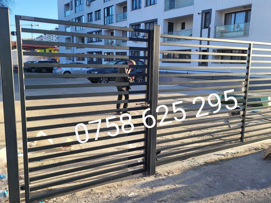 Gard , porti ,  gard zincat / plasa gard / imprejmuire