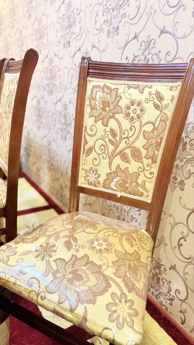 Ishlatilgan stol va 12stul, holati ideal.