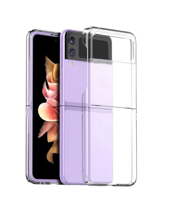 Samsung Z FLIP FOLD 3 4 5 6 7 Husa Transparenta Plastic Fata Spate Cl