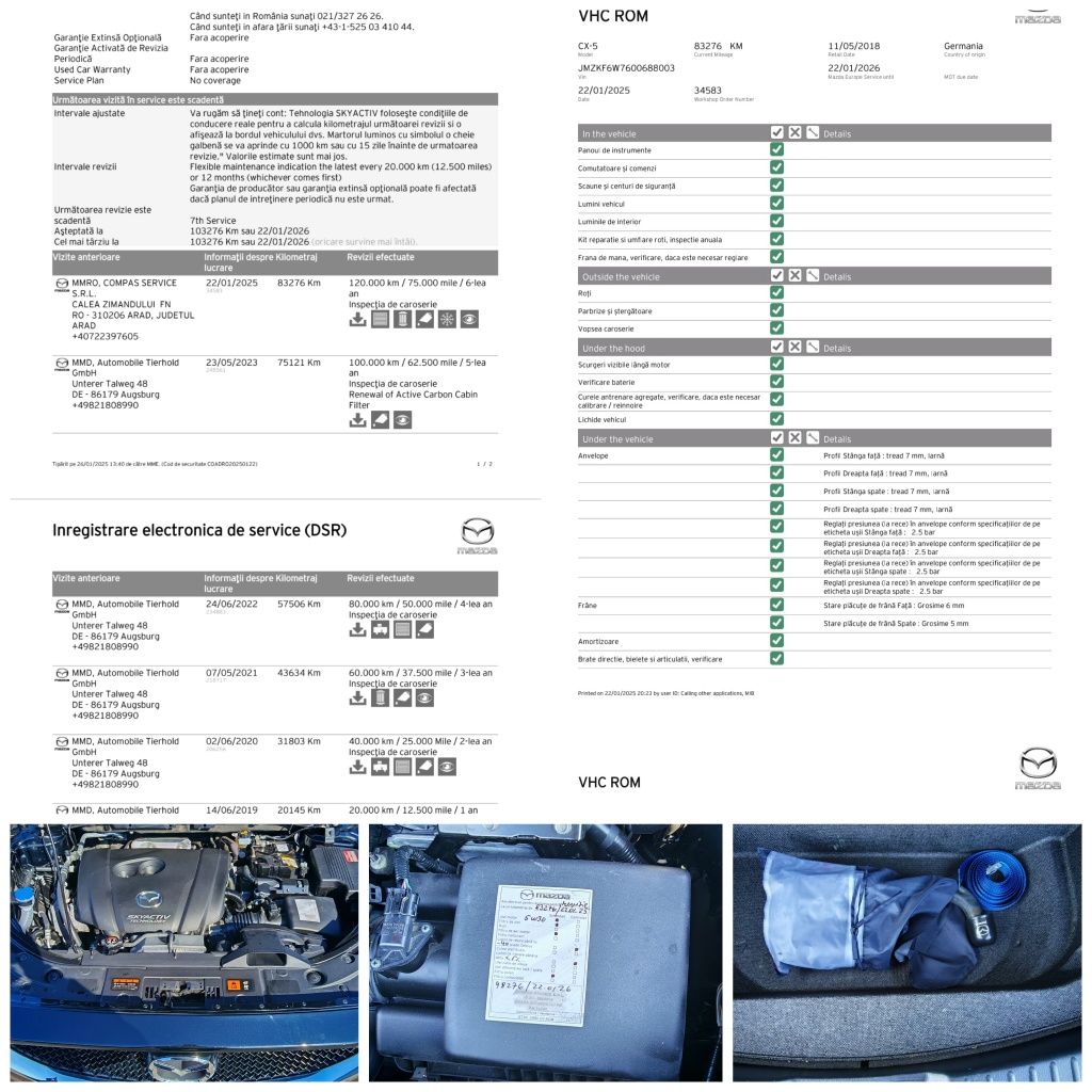 Vând Mazda CX-5 , an 2018, 83000 km reali!!