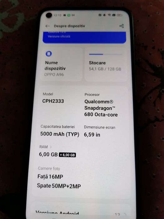 Oppo a96 in stare perfecta