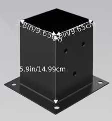 Комплект 4бр стъпки за Пергола, ограда от Тежка Сплавена Стомана НОВ