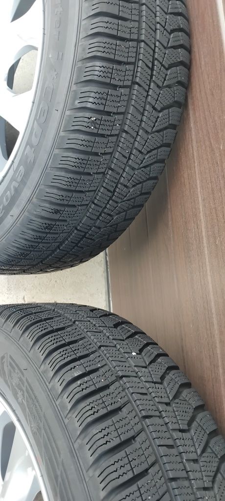 Jante aliaj originale 5x114,3 R16 ET50 Mazda anvelope 215/60 Hankook
