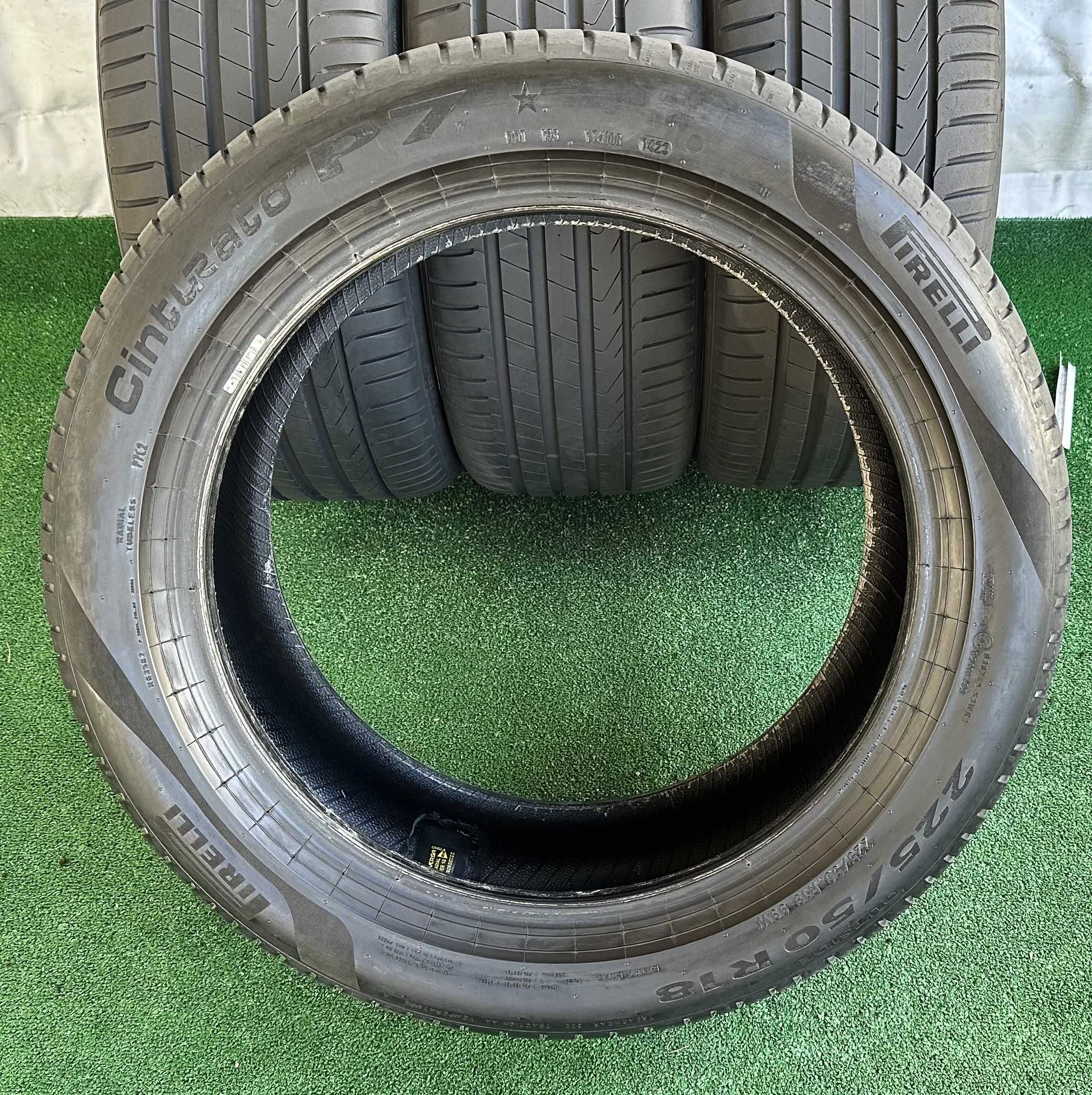 4бр 225/50r18 PIRELLI CINTURATO P7 летни