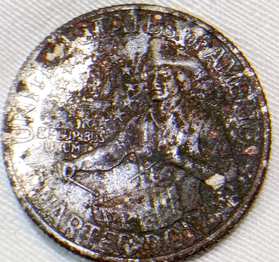 Монета 1/4 dollar 1975 г.