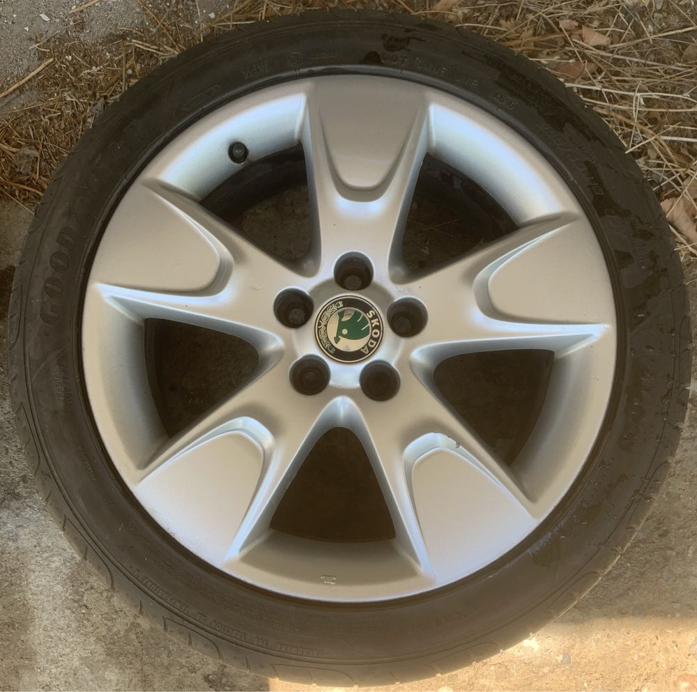 Лети джанти 16” 5х100 57,1 с летни гуми Goodyear Eagle F1 205/45 R16