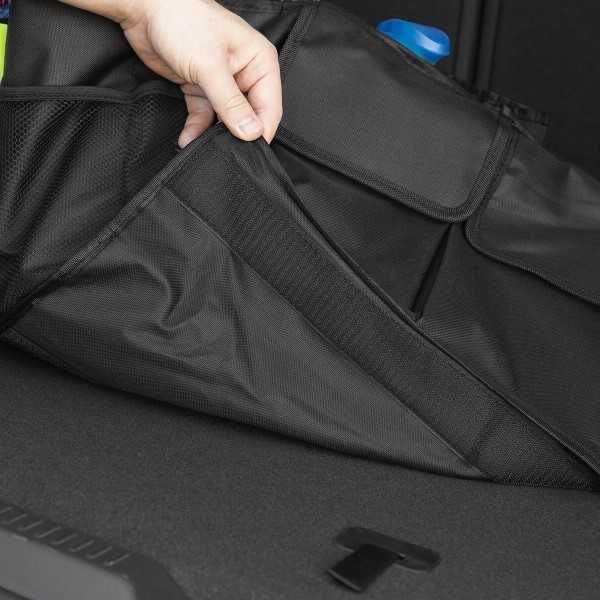 Organizator portbagaj pliabil cu 3 compartimente capacitate 55 L