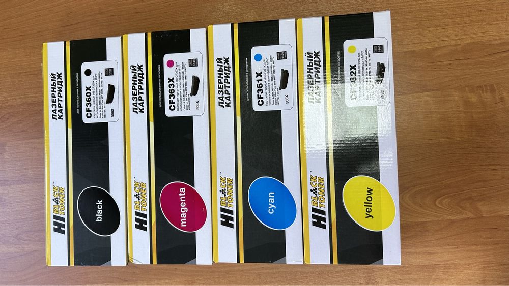 Картриджи HB-CF360X, HB-CF363X,HB-CF361X, HB-CF362X