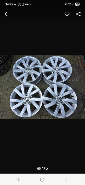 Лети джанти 16" 5х112 оригинални VW