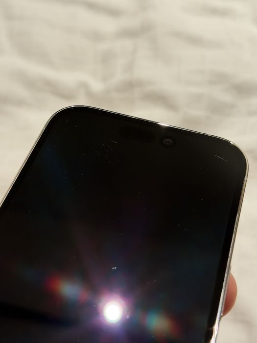 iPhone 14 Pro Silver 128 Gb - 87% baterie - liber de rețea