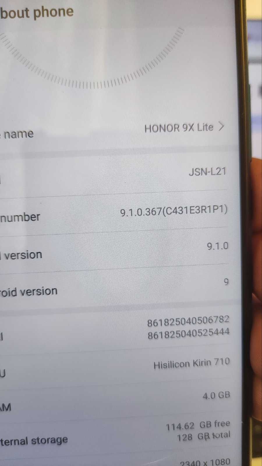 Huawei Honor 9X lite 4gb/128gb JSN-L21 пукнато стъкло